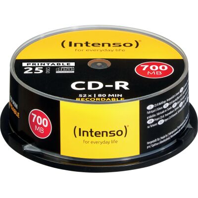 Rohling CD-R, 80 Min., 700 MB, 52x, 25er Spindel