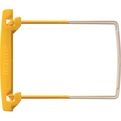 Clip gelb, flexibler Heftmechanismus Blättern wie in einem Buch Herausnehmen und Einfügen
