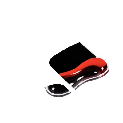 Duo Gel-Mauspad, mit spezieller Handgelenkauflage, passt sich angenehm an das Handgelenk an