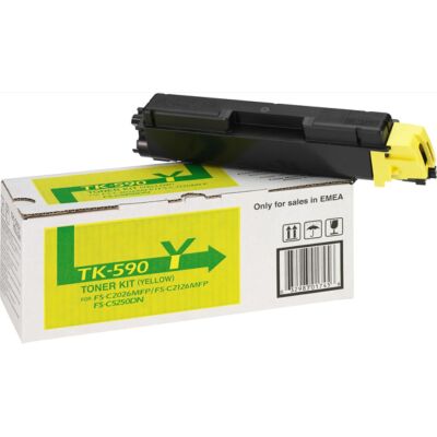 Toner TK-590C, für Kyocera Drucker, ca. 5.000 Seiten