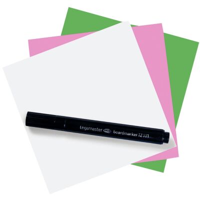 Magic Chart Notes 10 x 20 cm, haftet ohne Kleber, abwischbar