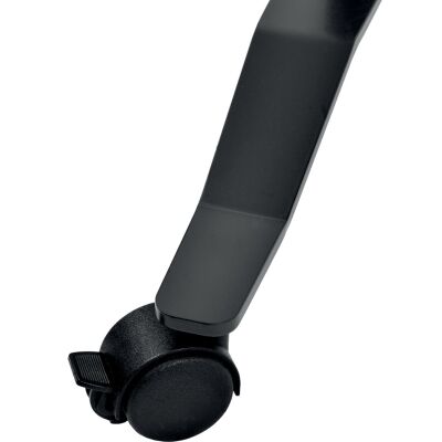 Moderationswand Premium Plus, 150 x 120 cm, im Hochformat höhenverstellbar, inklusive Rollen und Flipchart-Haken