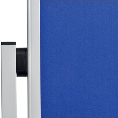 Moderationswand Economy, mobil, doppelseitiger Filzbezug, feststellbare Rollen