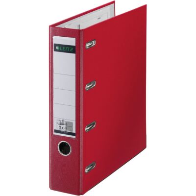 Doppelordner DIN A4, 80 mm Rücken, 2 Mechaniken, auswechselbares Rückenschild