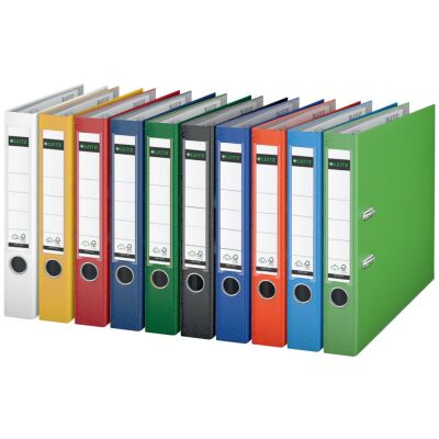 Ordner, DIN A4, PP, 50 mm, schmal, auswechselbares Rückenschild, 180° Ordner Präzisionsmechanik