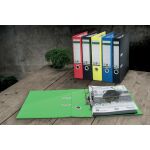 Ordner Recycle, DIN A4, 100% recycelte Graupappe (RC), 80...