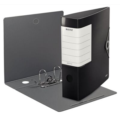 Ordner Solid, DIN A4, Polyfoam, 82 mm, auswechselbares Rückenschild, ohne Kantenschutz, 180° Ordner Präzisionsmechanik