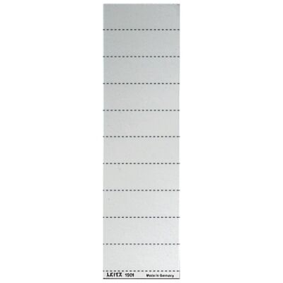 Blanko-Schildchen für Hängeregistratur, 4-zeilig beschriftbar, perforiert, Karton: 120g, Inhalt: 100 Stück, Maße: 60 x 21 mm