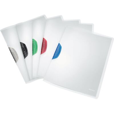 Klemmhefter, DIN A4, Fassungsvermögen 30 Blatt, farbiger Clip, Polypropylen