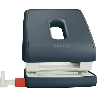 Locher Cosy, locht bis zu 30 Blatt, mit Anschlagschiene, Griffsperre und ruschfestem Kunststoffboden