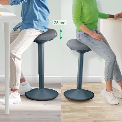 Stehhocker Ergo Active, höhenverstellbar 57 - 82 cm, Tragkraft bis 110 kg