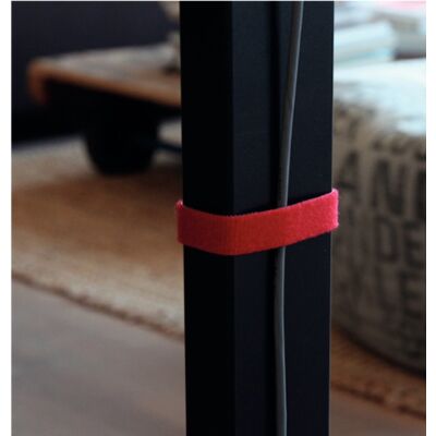 Label-The-Cable Roll, doppelseitige Klettbandrolle in Velour Qualität, Breite 16 mm