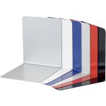 Buchstütze Metall, breit, 14 x 14 x 13 cm, 1 Paar