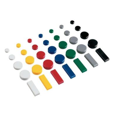 Facetterand-Magnet MAULpro, 53 x 18 mm, Haftkraft 1000g, Packung à 20 Stück