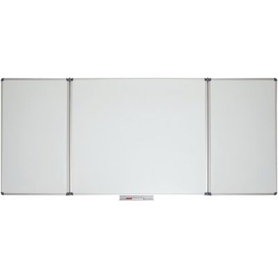 Whiteboard Klapptafel, beschriftbar, magnethaftend, trocken abwischbar, kunststoffbeschichtet