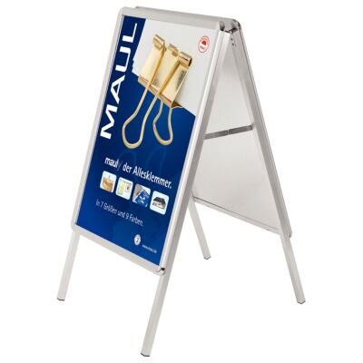 Kundenstopper MAULpublic, wetterbeständig mit Wasserablauf