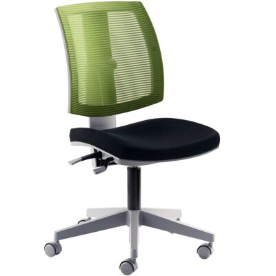 Bürodrehstuhl myFLEXO, Fußkreuz Kunststoff grau, Nutzergewicht bis 150 kg