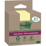 Post-it Super Sticky Recycling Notes in verschiedenen Farben