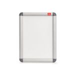 Plakatrahmen, wetterfest, blendfreie PVC-Abdeckung, silber