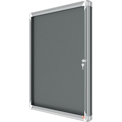 Schaukasten, Innen, Textilrückwand, 6x DIN A4, Klapptür abschließbar