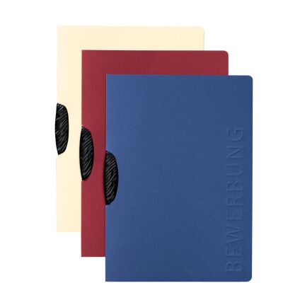 Bewerbungsmappe "Swing", mit erhabener Prägung "Bewerbung"