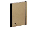 Notizbuch Pur, 192 Seiten, kariert, natur