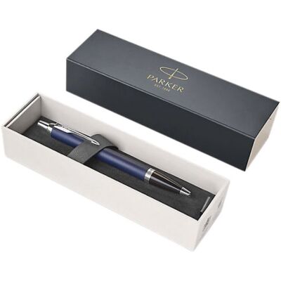 Kugelschreiber Ganzmetall IM, Schaft schwarz, Metall, Oberfläche Lack, Mine M, schwarz