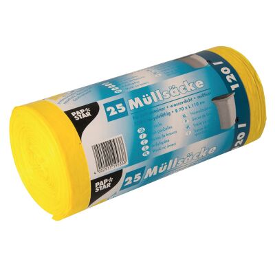 Abfallbeutel, 5 Liter, LDPE-Folie (virgin)