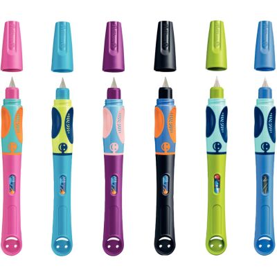 Schulfüller griffix, Rechtshänder, Feder A (Anfänger), inklusive Tintenpatrone