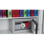 Tresor Fire Commander, elektrisches Schloss, weiß