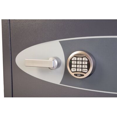 Tresor Mercury, elektrisches Schloss,  graphitgrau