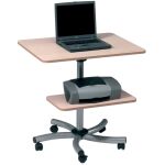 Stehpult Milargo, mobil, feststellbare Rollen,...