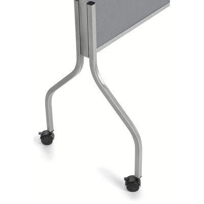 Trennwand, mobil, feststellbare Rollen