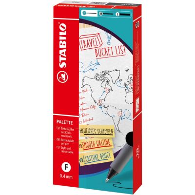 Gelroller Palette, Strichstärke F/0,4 mm