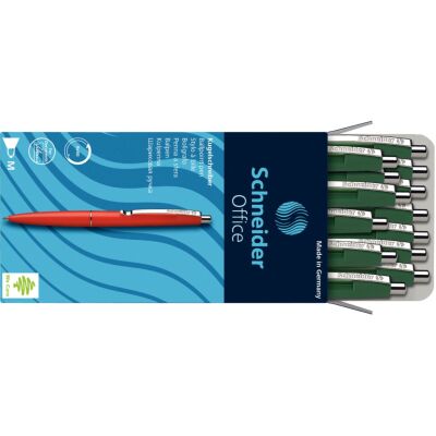 Kugelschreiber Office, Schaft schwarz, Kunststoff, Mine M