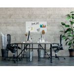 Glas-Magnetboard Artverum, 480 x 480 x 15 mm, inkl. 3...