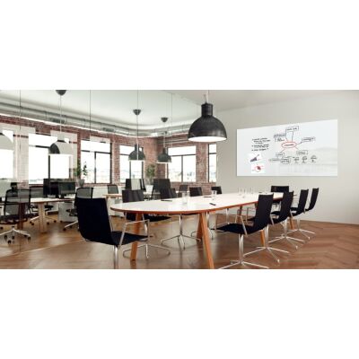 Glas-Magnetboard Artverum, 1000 x 650 x 15 mm, inkl. 3 extra starke Magnete und Befestigungsmaterial, Tempered Glas