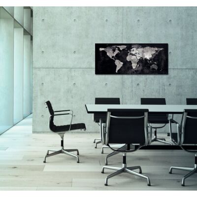 Glas-Magnetboard Artverum, 910 x 460 x 15 mm,inkl. 3 extra starke Magnete und Befestigungsmaterial, Tempered Glas