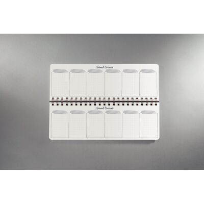 Wochenplaner Jolie® (EN), undatiert, ca. DIN A4 quer 124 Seiten