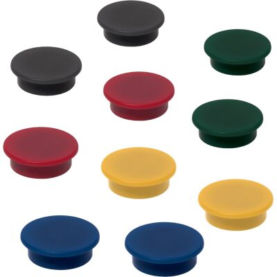 Magnet, Ø 25 mm, Haftkraft ca. 4 Blatt DIN A4 (80g/qm)