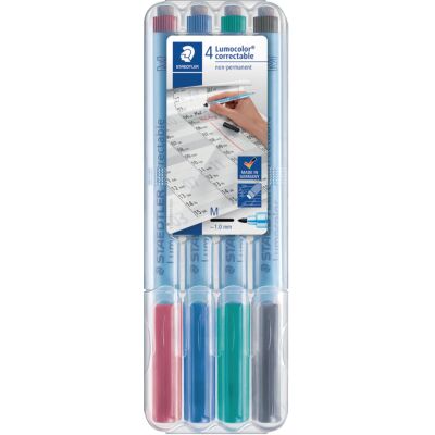 Folienstift Lumocolor® correctable, non-permanent/wasserlöslich, nachfüllbar