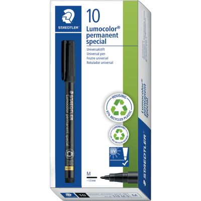 Folienstift Lumocolor® special, permanent/wasserfest, schwarz