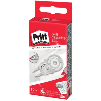 Refill-Korrekturroller Nachfüllkassette Push&Pull Funktion, einziehbare, flexible Spitze