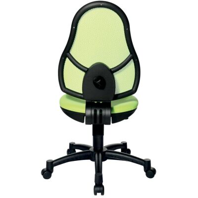 Drehstuhl Junior Open Art, Rückenlehne netzbezogen, Sitz gepolstert, Fußkreuz Kunststoff, Nutzergewicht bis 60 kg, Nutzergröße bis 1,59 m