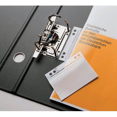 Heftstreifen Doppelheftfix, selbstklebend, transparent