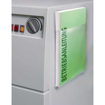 Faltentasche VELOCOLL®, DIN A5, PVC-Folie selbstklebend, glasklar