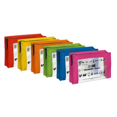 VELOBAG Travel, DIN A5, 230 x 160 mm, PVC-Folie, 6 Stück