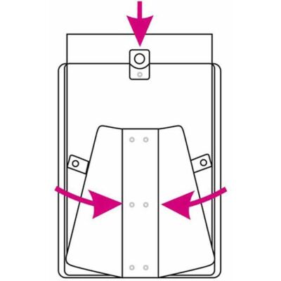 Plakatständer, PP-Vollkunststoff, glasklar