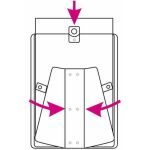 Plakatständer, PP-Vollkunststoff, glasklar