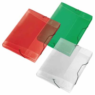 Sammelbox Crystal, DIN A4, 250 x 330 x 30 mm, PP